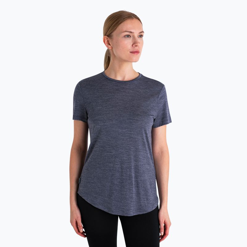 Dámske trekingové tričko Icebreaker Merino 125 Cool-Lite Sphere III SS Tee midnight navy heather