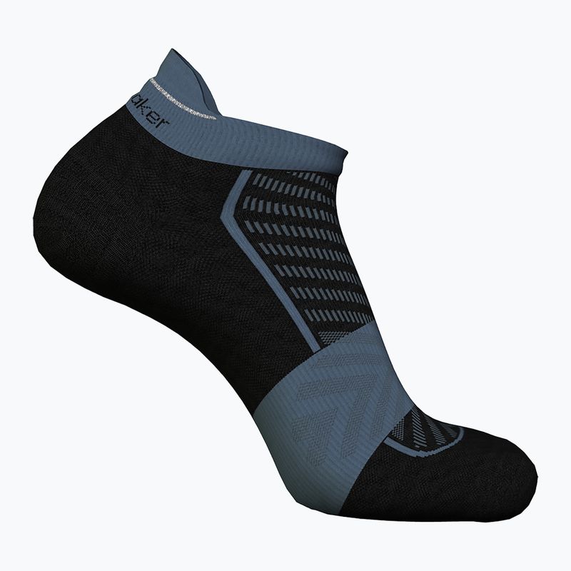 Pánske bežecké ponožky Icebreaker Merino Run+ Ultralight Micro black/graphite 2