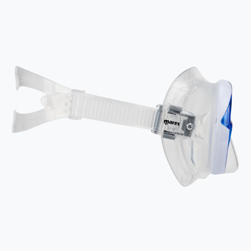 Šnorchlovacia maska Mares Vento SC číro modrá 411240 3
