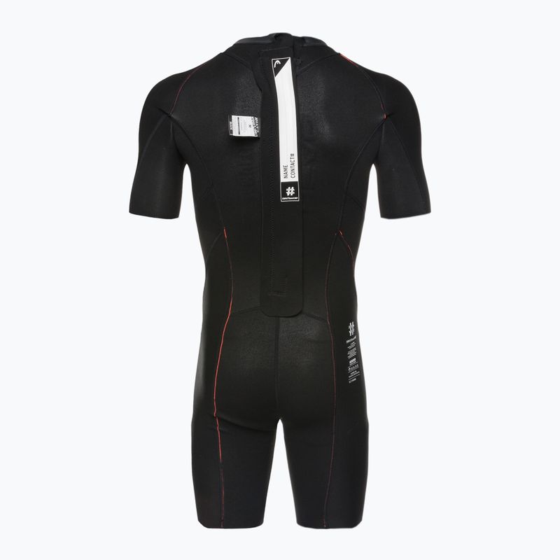 HEAD SwimRun Multi Shorty 2.5 black/orange pánsky triatlonový neoprén 5