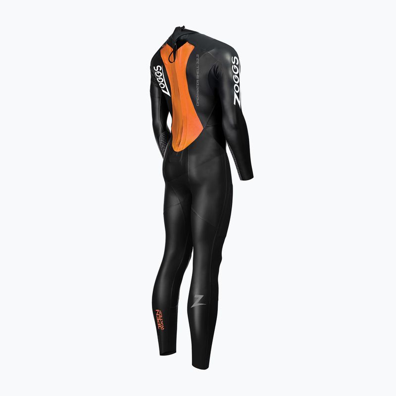 Dámska plavecká pena Zoggs Ow Shell Fs 3.2.2 mm black/orange 2