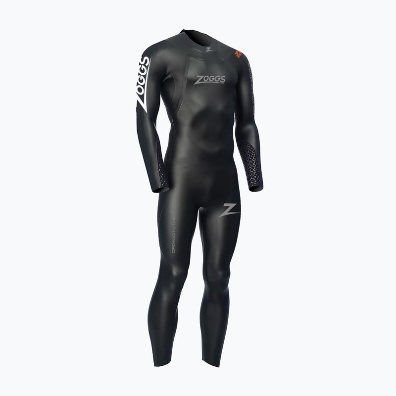 Pánska plavecká pena Zoggs Ow Shell Fs 3.2.2 mm black/orange
