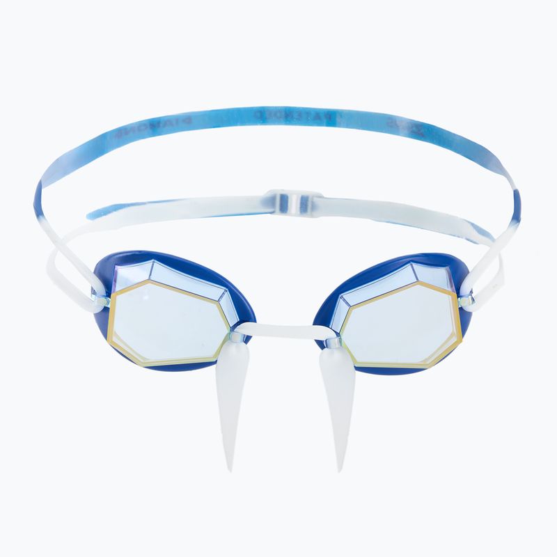 Plavecké okuliare Zoggs Diamond Titanium blue/white/mirror gold 2