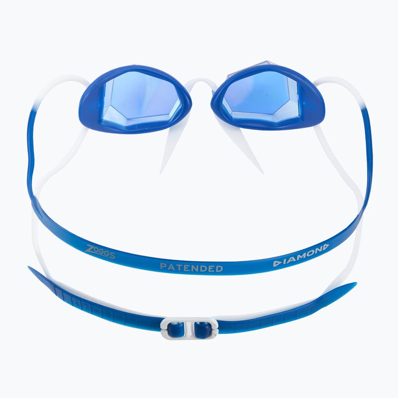Plavecké okuliare Zoggs Diamond Titanium blue/white/mirror gold 4