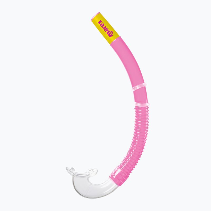 Súprava na šnorchlovanie detská Mares Combo Jelly pink/yellow/clear 3