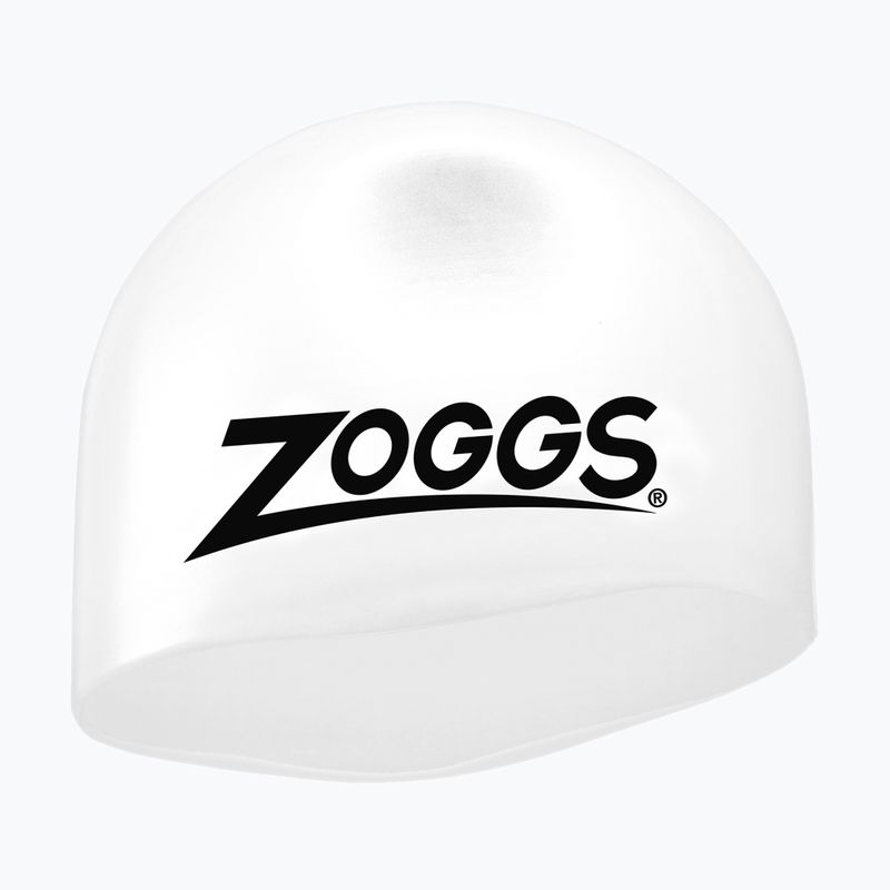 Zoggs Ows Silikónová plavecká čiapka biela