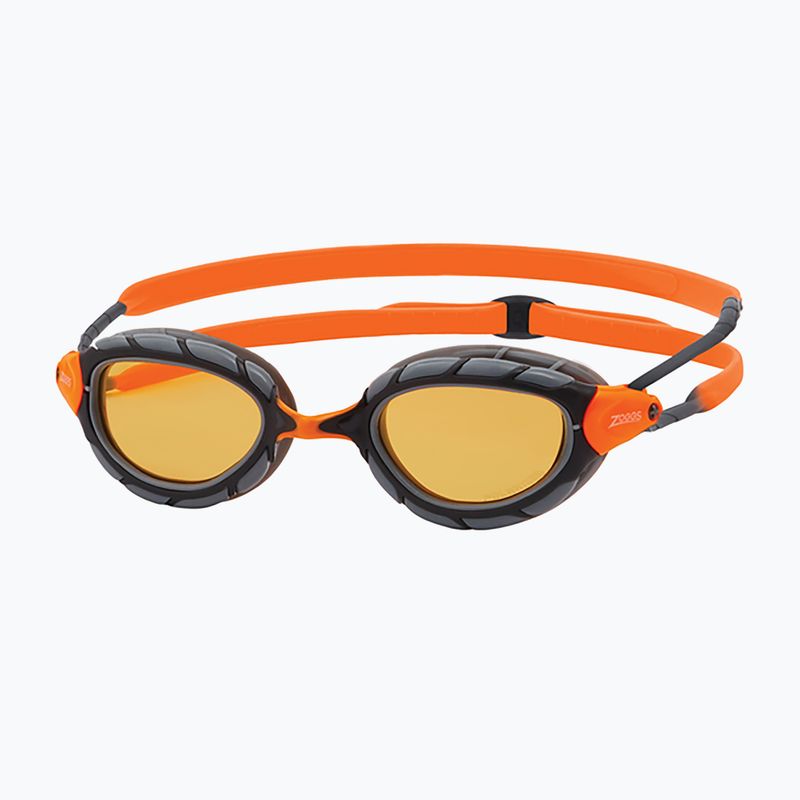 Plavecké okuliare Zoggs Predator Polarizačné Ultra šedé/ oranžové/ polarizačné medené