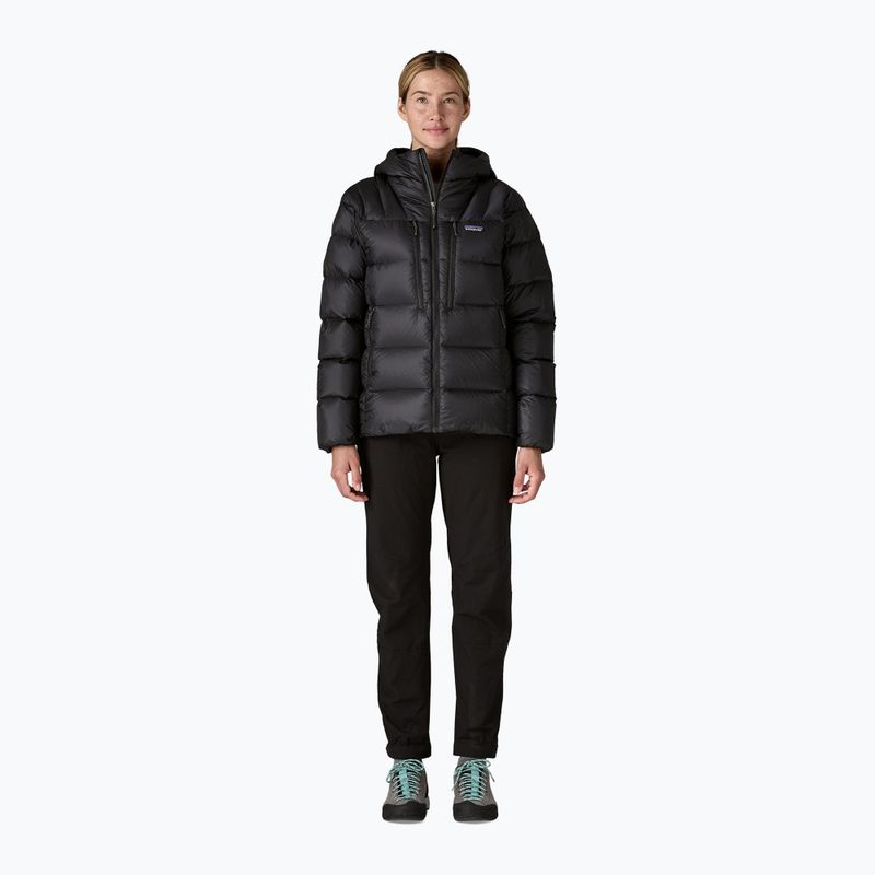 Dámska páperová bunda Patagonia Fitz Roy Down Hoody black 2