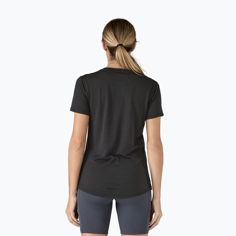 Dámske tričko Patagonia Cap Cool Merino Blend black 6