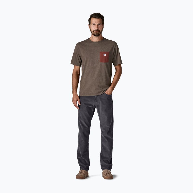 Pánske nohavice Patagonia Organic Cotton Corduroy Jeans - Reg forge grey 2