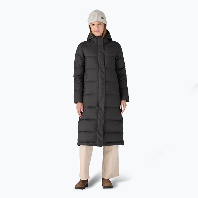 Dámska dlhá bunda Patagonia Silent Down Parka black