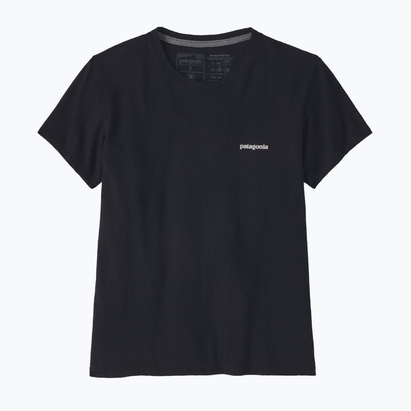 Dámske tričko Patagonia P-6 Logo Responsibili-Tee black 3