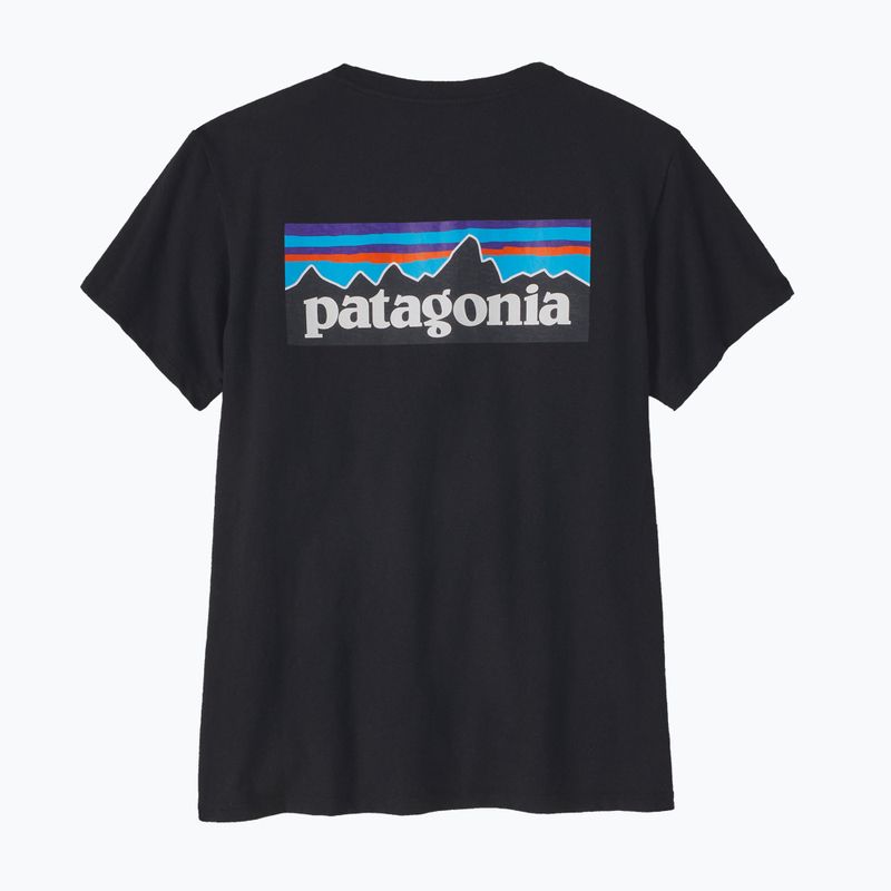 Dámske tričko Patagonia P-6 Logo Responsibili-Tee black 3