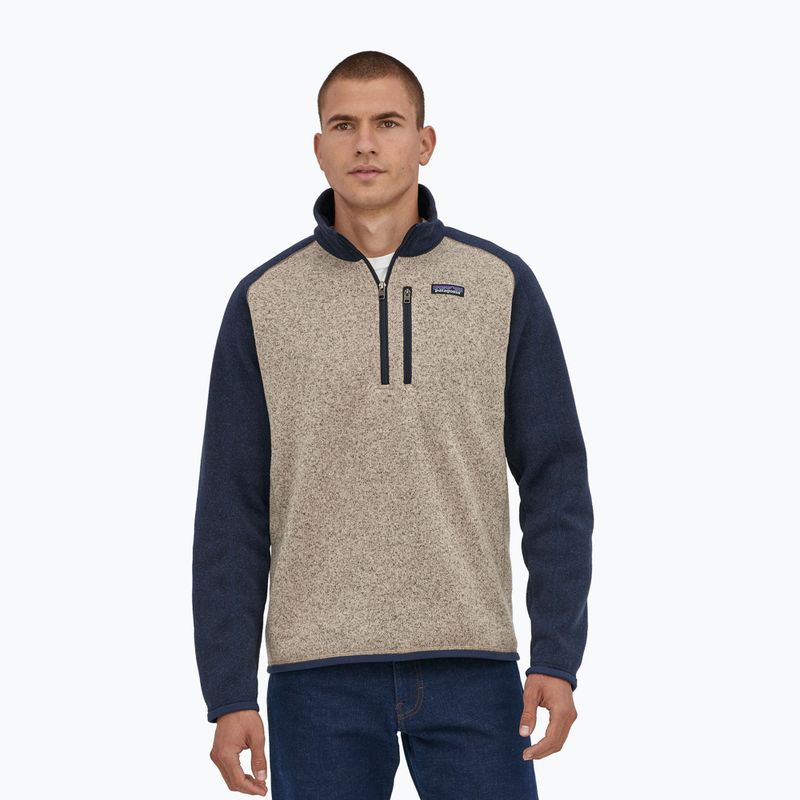 Pánska fleecová mikina Patagonia Better Sweater 1/4 Zip oar tan