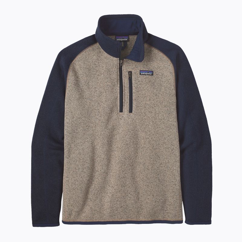 Pánska fleecová mikina Patagonia Better Sweater 1/4 Zip oar tan 3