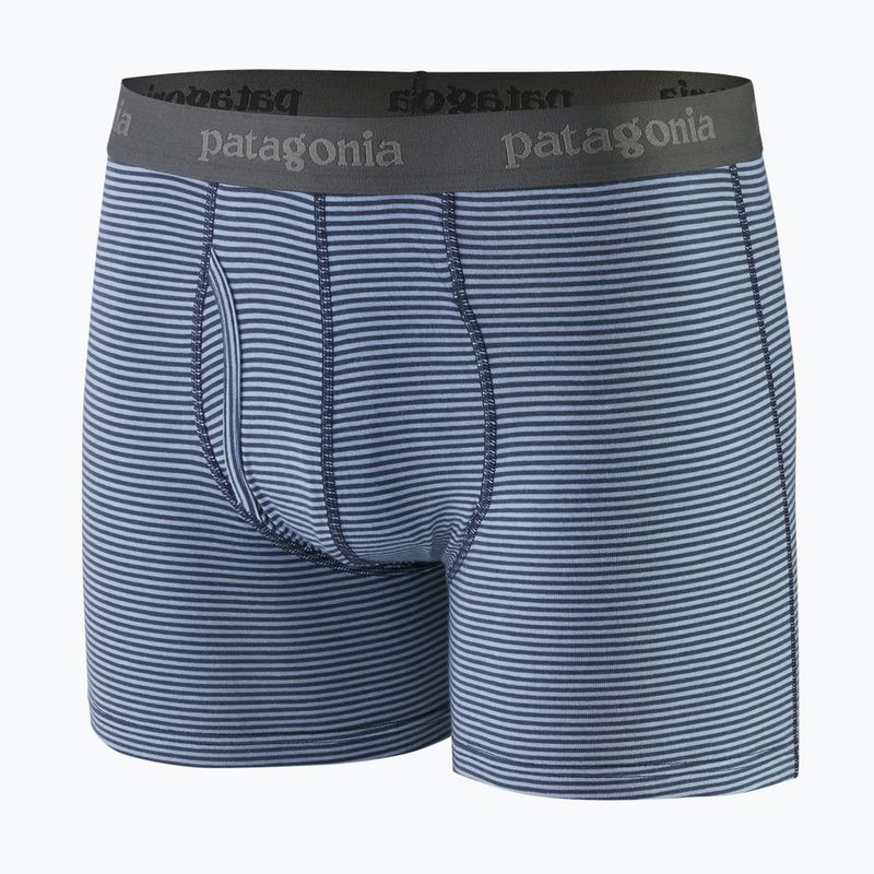 Patagonia pánske boxerky Essential 3" fathom stripe/new navy