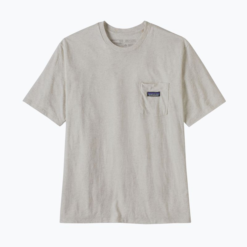Pánske tričko Patagonia Daily Pocket Tee birch white 4