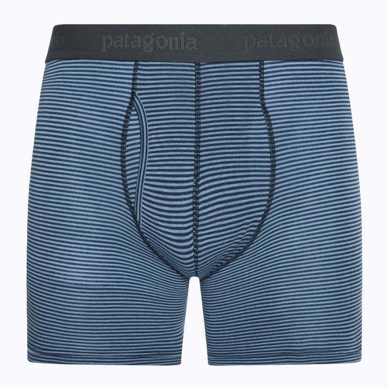 Patagonia pánske boxerky Essential 6" fathom stripe/new navy