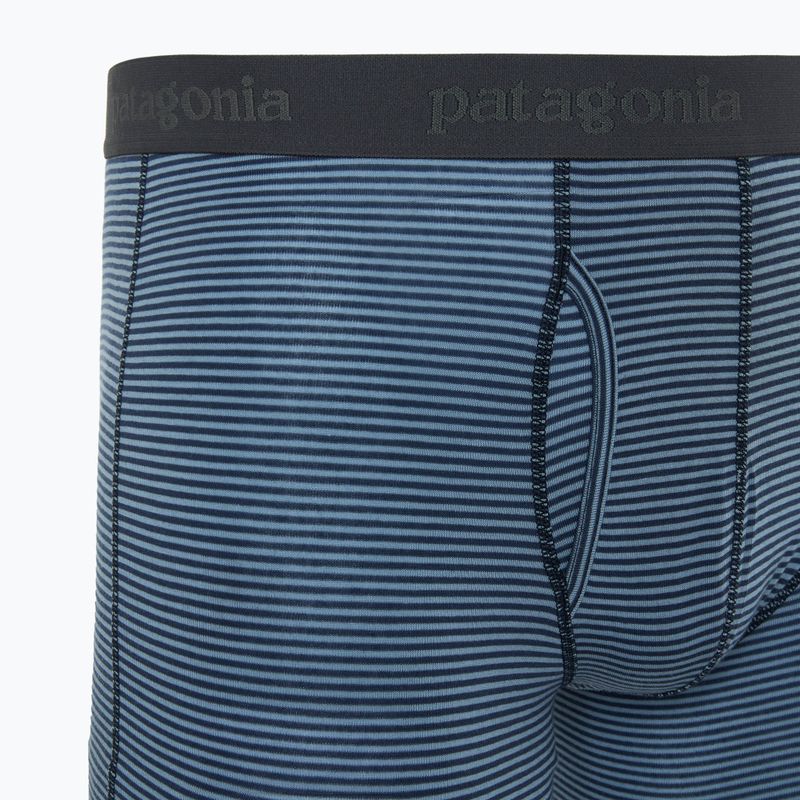 Patagonia pánske boxerky Essential 6" fathom stripe/new navy 3