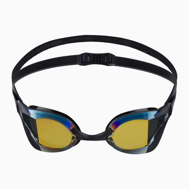 Plavecké okuliare TYR Tracer-X RZR Mirrored Racing black/gold LGTRXRZM_751 2