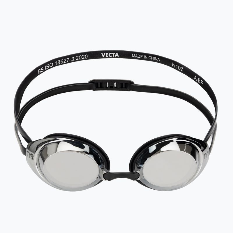 Plavecké okuliare TYR Vecta Racing Mirrored silver/black/black 2