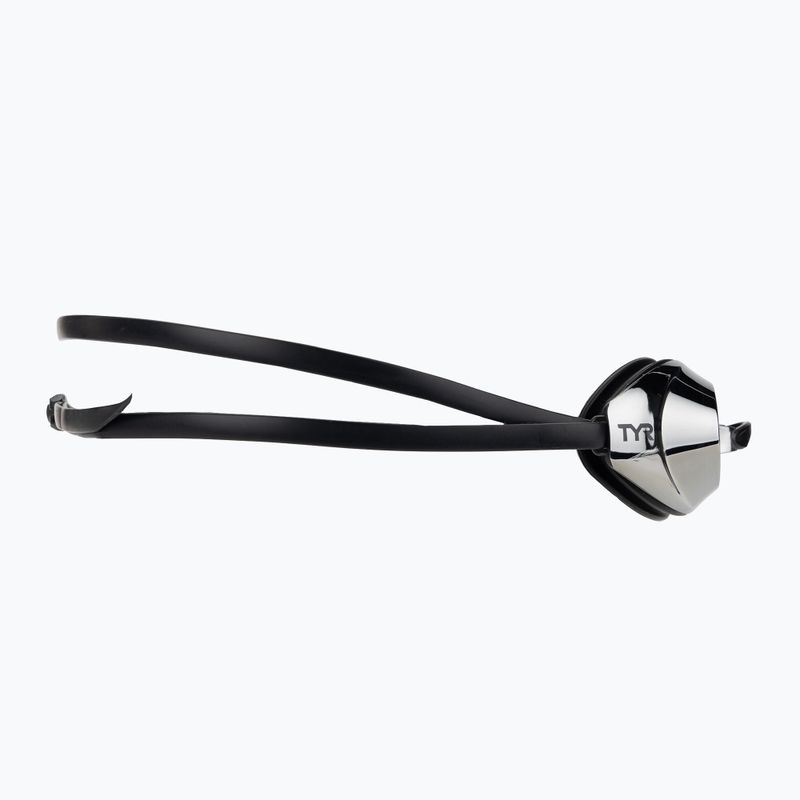 Plavecké okuliare TYR Vecta Racing Mirrored silver/black/black 3