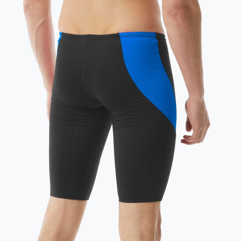 Pánske plavky jammery TYR Durafast Elite Oceanid Jammer black/blue 2