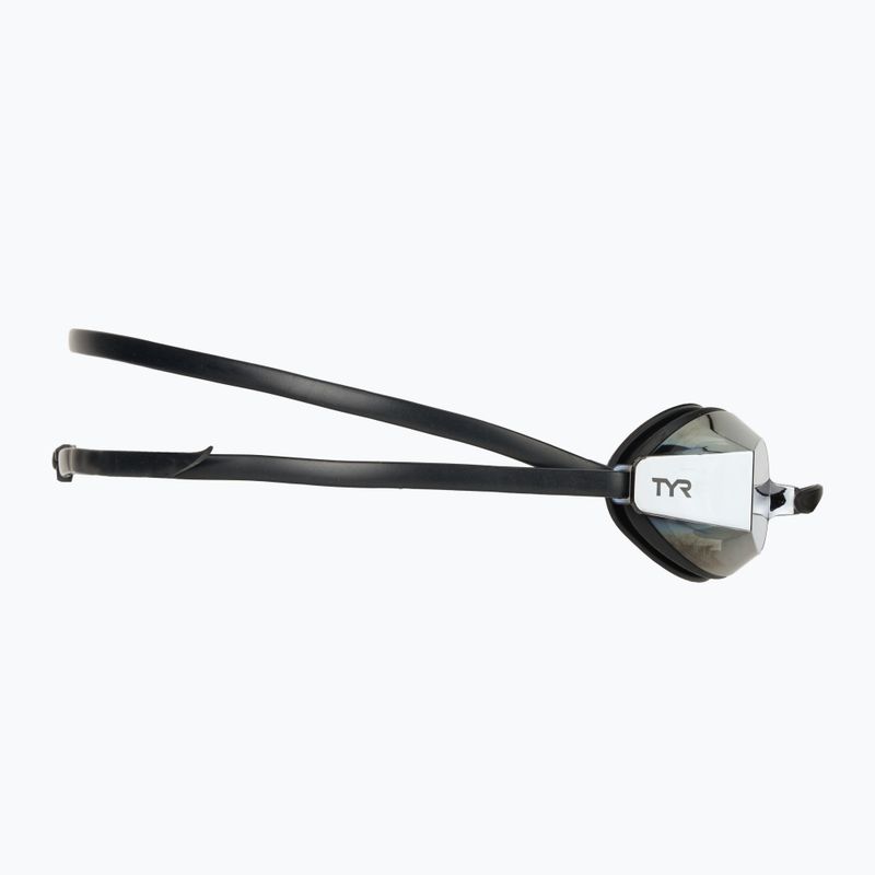 Plavecké okuliare TYR Blackops 140 Ev Racing Mirrored silver/black/black 3