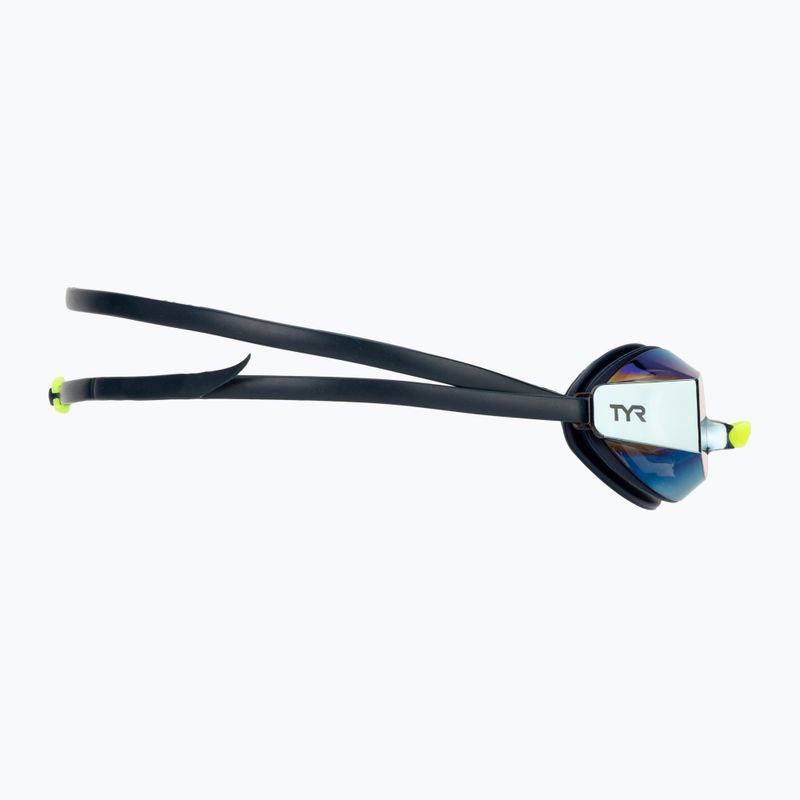 Plavecké okuliare TYR Blackops 140 Ev Racing Mirrored gold/navy/yellow 3