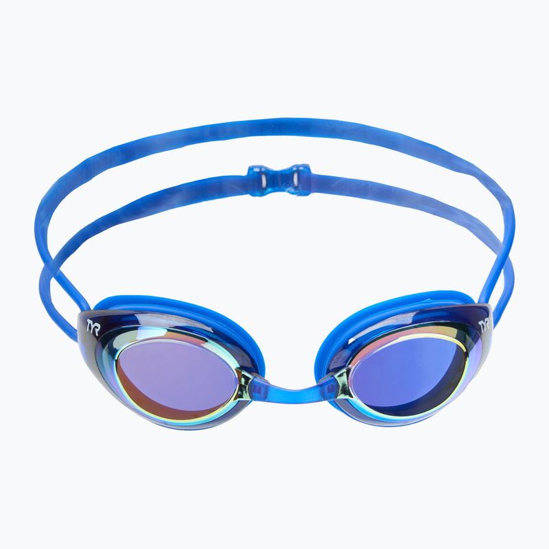 Plavecké okuliare TYR Blackhawk Racing Mirrored gold/ royal 2