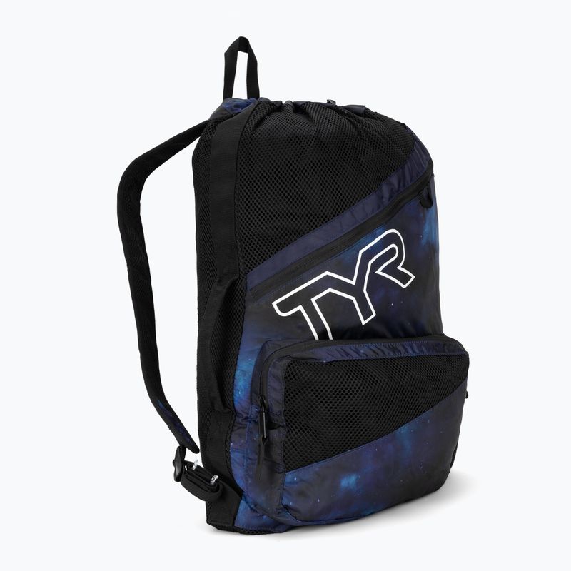 Plavecký vak TYR Elite Team Mesh 40 l blue/teal/green 2