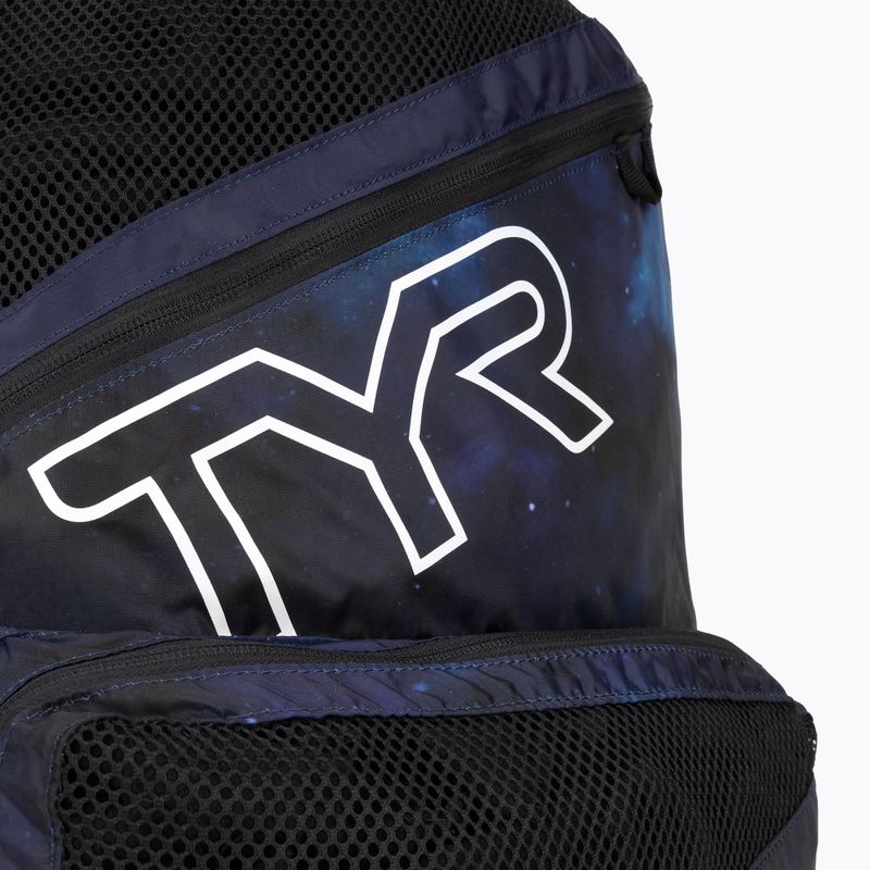 Plavecký vak TYR Elite Team Mesh 40 l blue/teal/green 4