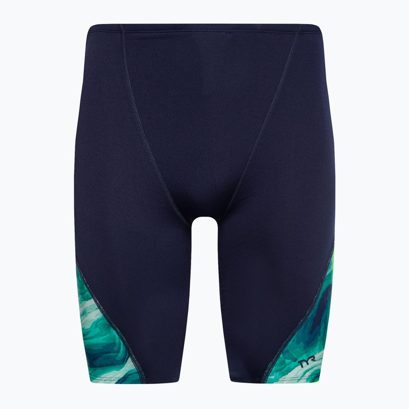 Pánske plavky TYR Mezio Blade teal/multi