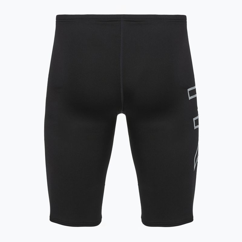 Pánske plavky jammer TYR Soild Large Logo Jammer black 4