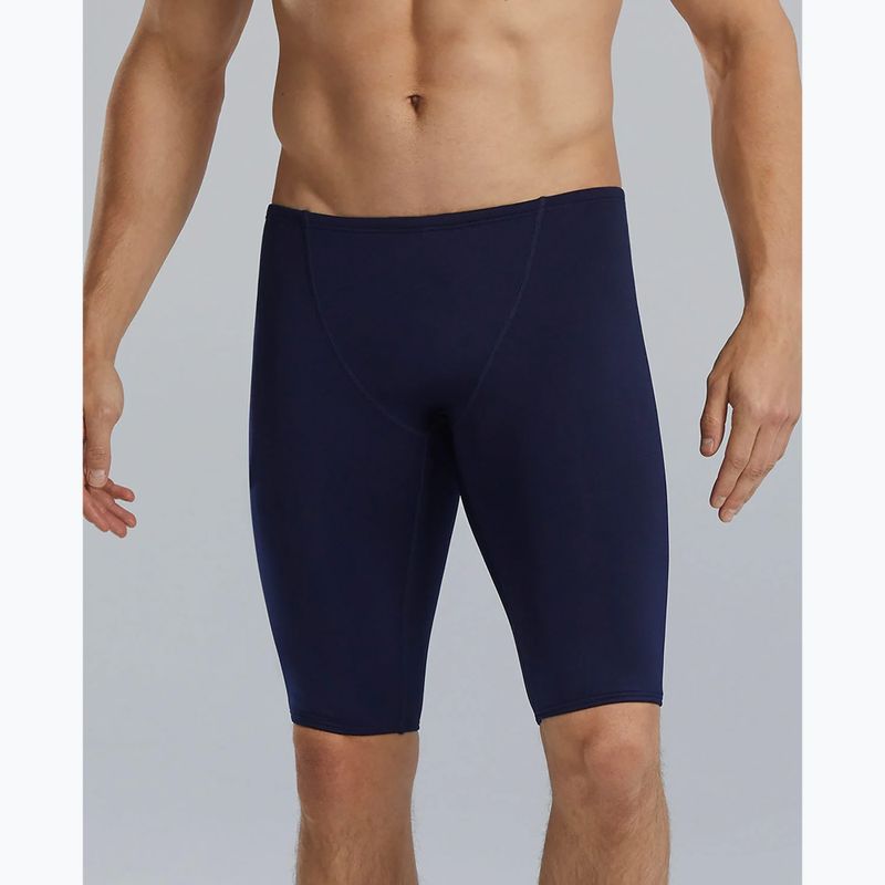 Pánske plavky jammer TYR Soild Large Logo Jammer navy 5
