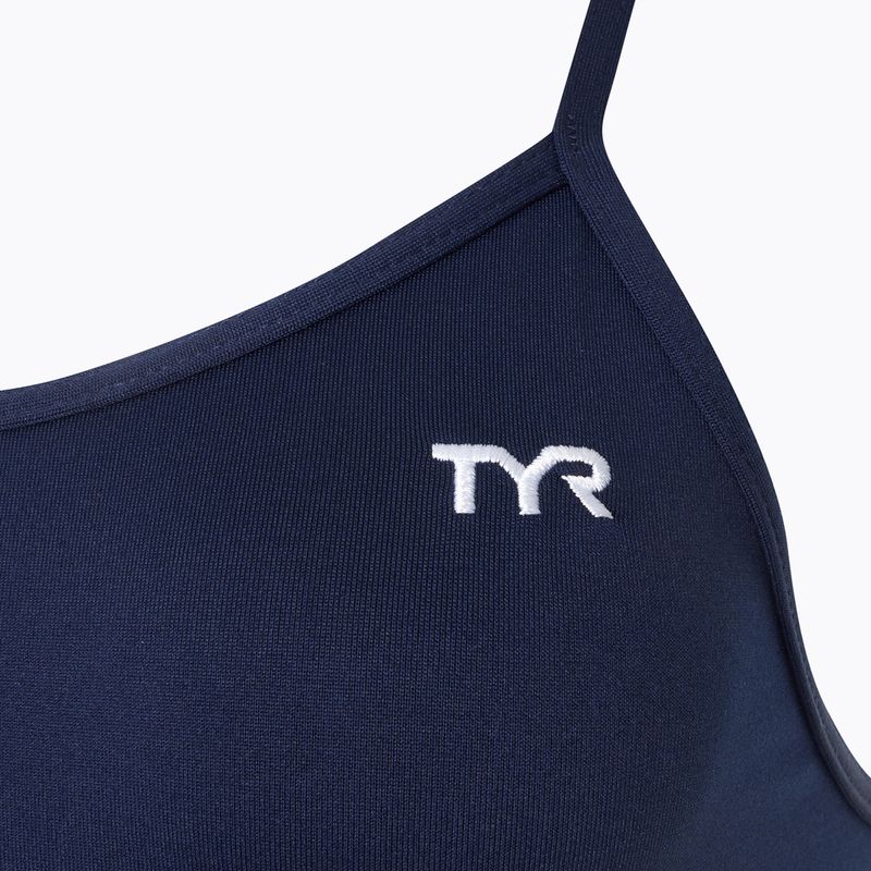 Dámske jednodielne plavky TYR Solid Trinityfit Durafast Elite navy 3