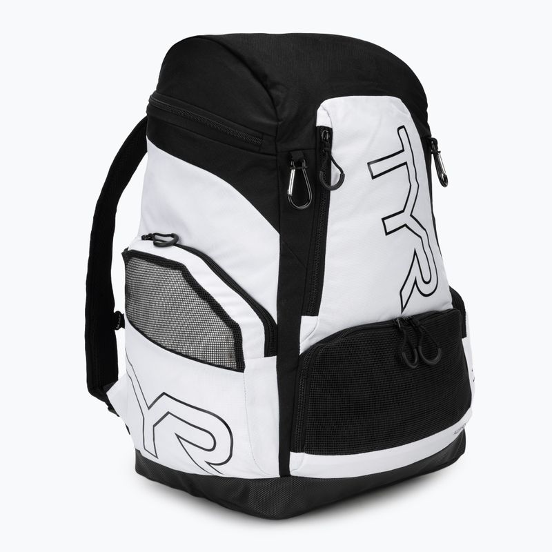 Plavecký batoh TYR Alliance 45 l white/black 2
