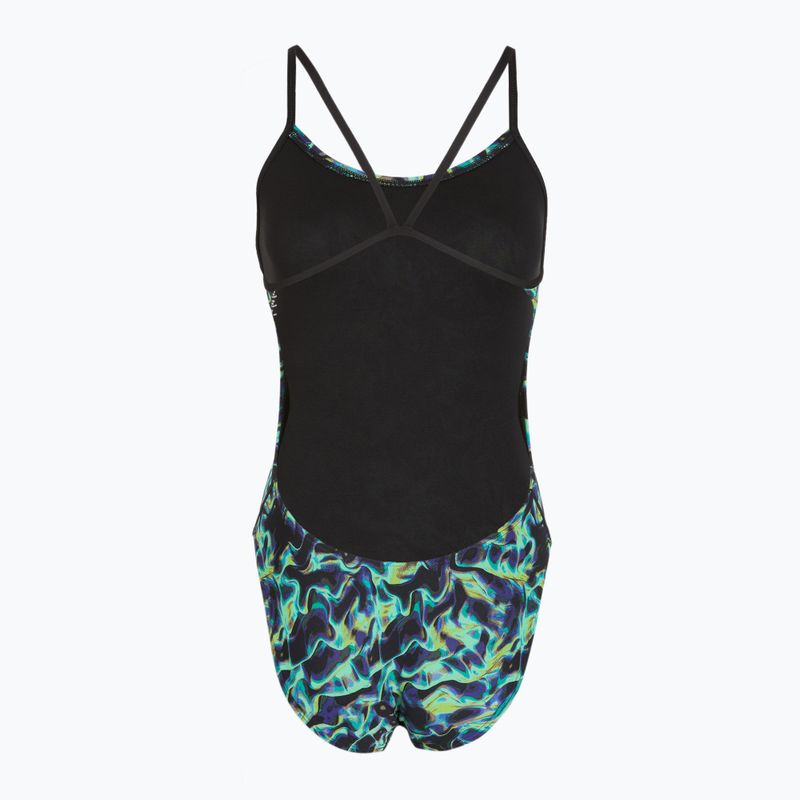 Dámske jednodielne plavky TYR Durafast Elite Energy Cutoutfit green 2