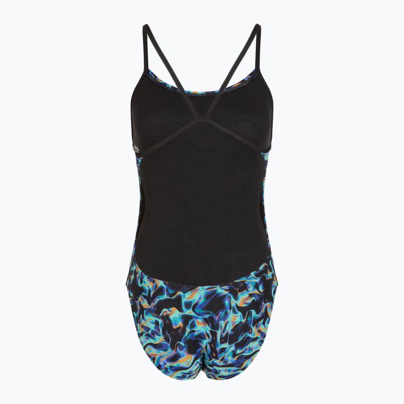 Dámske jednodielne plavky TYR Durafast Elite Energy Cutoutfit blue 2