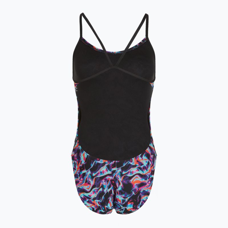 Dámske jednodielne plavky TYR Durafast Elite Energy Cutoutfit multicolor 2