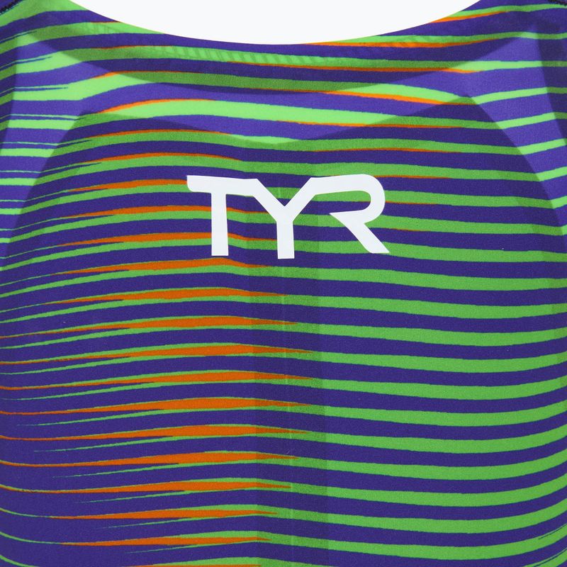 Dámske jednodielne plavky TYR Avictor 2.0 Luminins Open Back elec lime 3