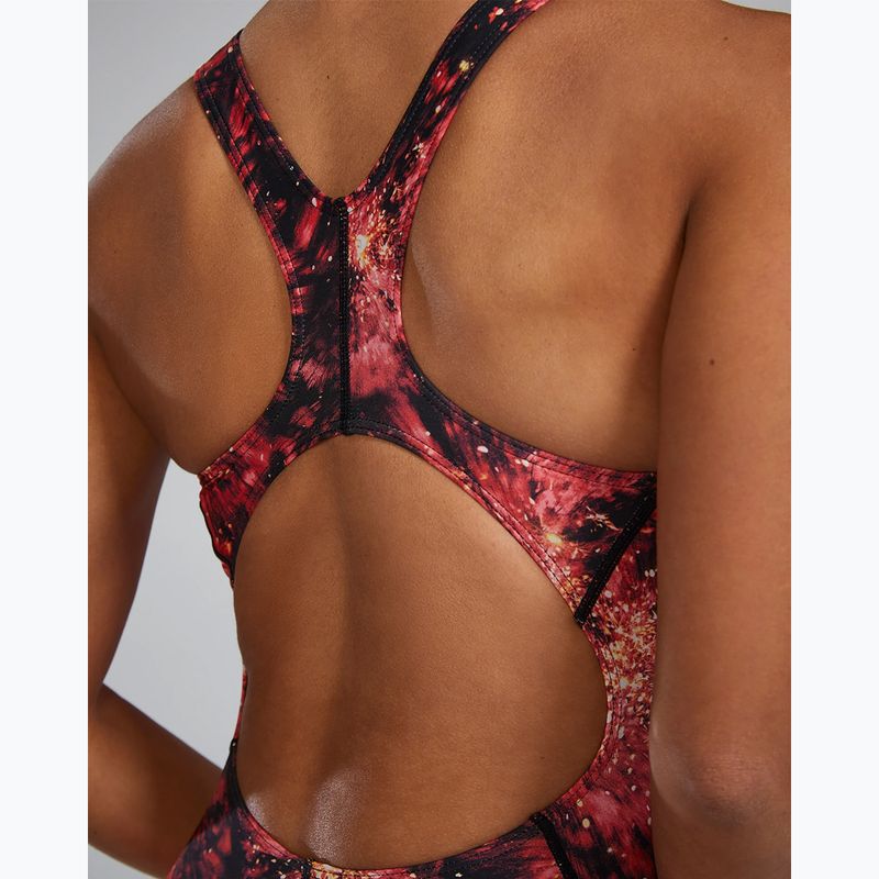 Dámske jednodielne plavky TYR Durafast Elite Radiant Flare Maxfit red 6