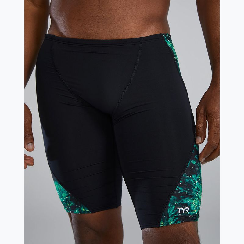 Pánske plavecké džemmery TYR Radiant Flare Blade Splice Jammer green 5