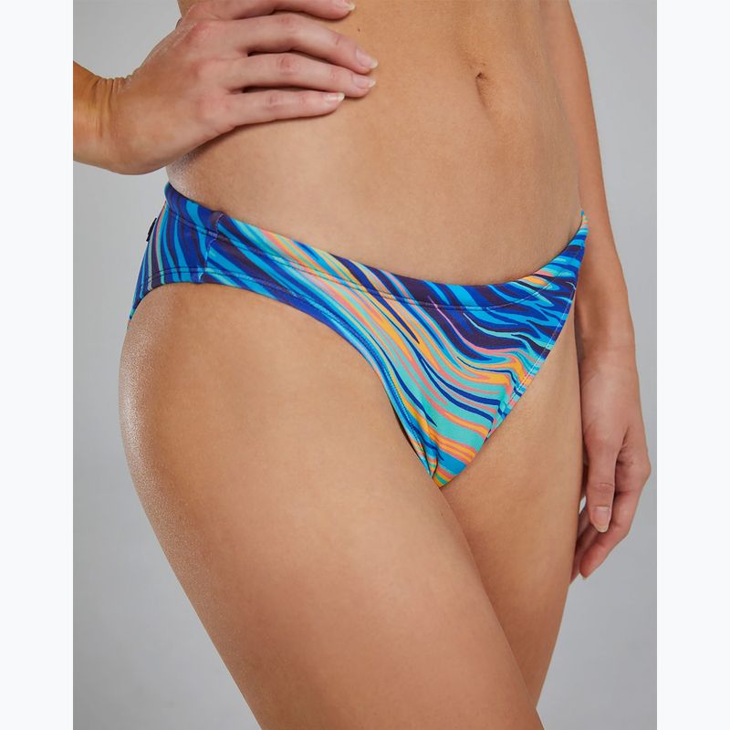 Spodný diel plaviek TYR Riptidal Classic Full Coverage Bikini teal/orange 6