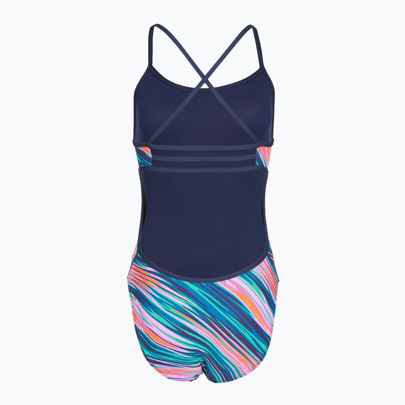 Dámske jednodielne plavky TYR Durafast Elite Riptidal Trinityfit pink/multi 2