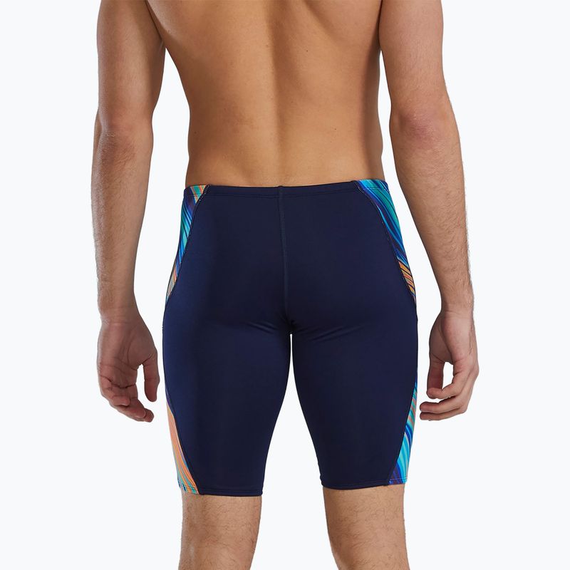 Pánske plavky jammer TYR Durafast Elite Riptidal Jammer teal/orange 6