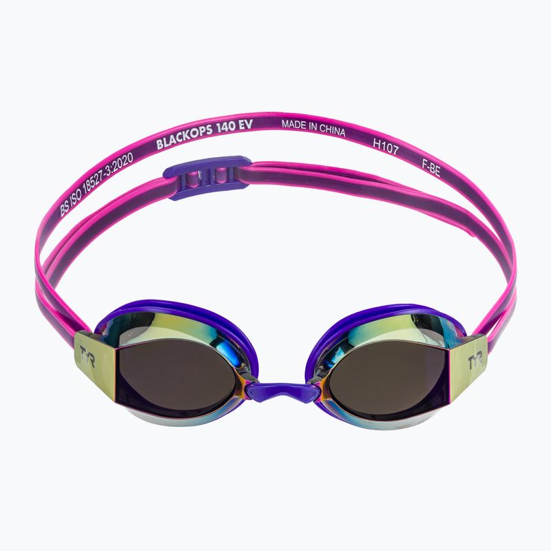 Dámske plavecké okuliare TYR Blackops 140 Ev Racing Mirrored purple/pink 2