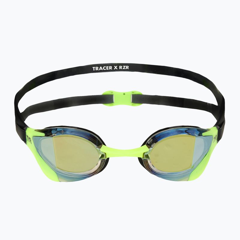 Plavecké okuliare TYR Tracer-X RZR Mirrored limelight 2