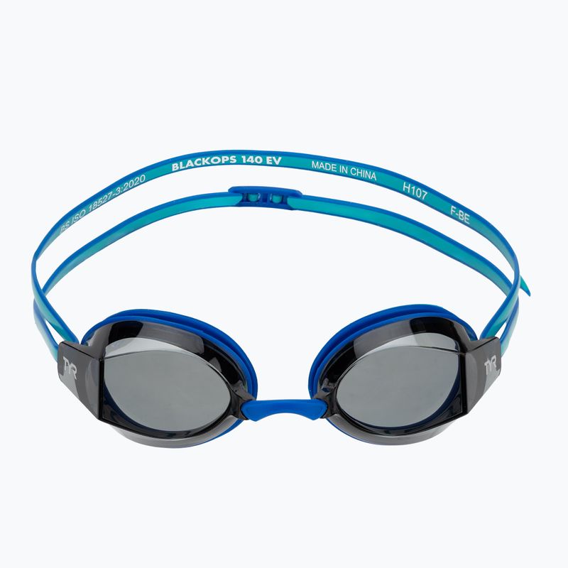 Plavecké okuliare TYR Blackops 140 Ev Racing cobalt / aqua 2