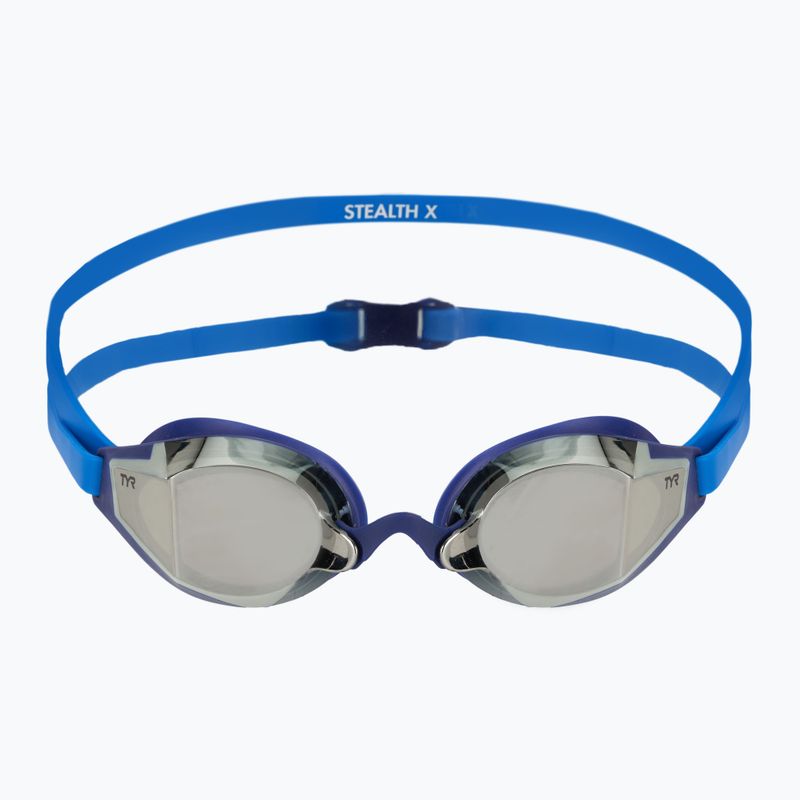 Plavecké okuliare TYR Stealth-X Performance Mirrored blue / multi 2